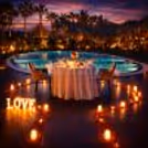 luxury poolside dining for date night or anniversary celebration in delhi ncr, gurugram