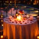 romantic candlelight dining by the pool in delhi ncr