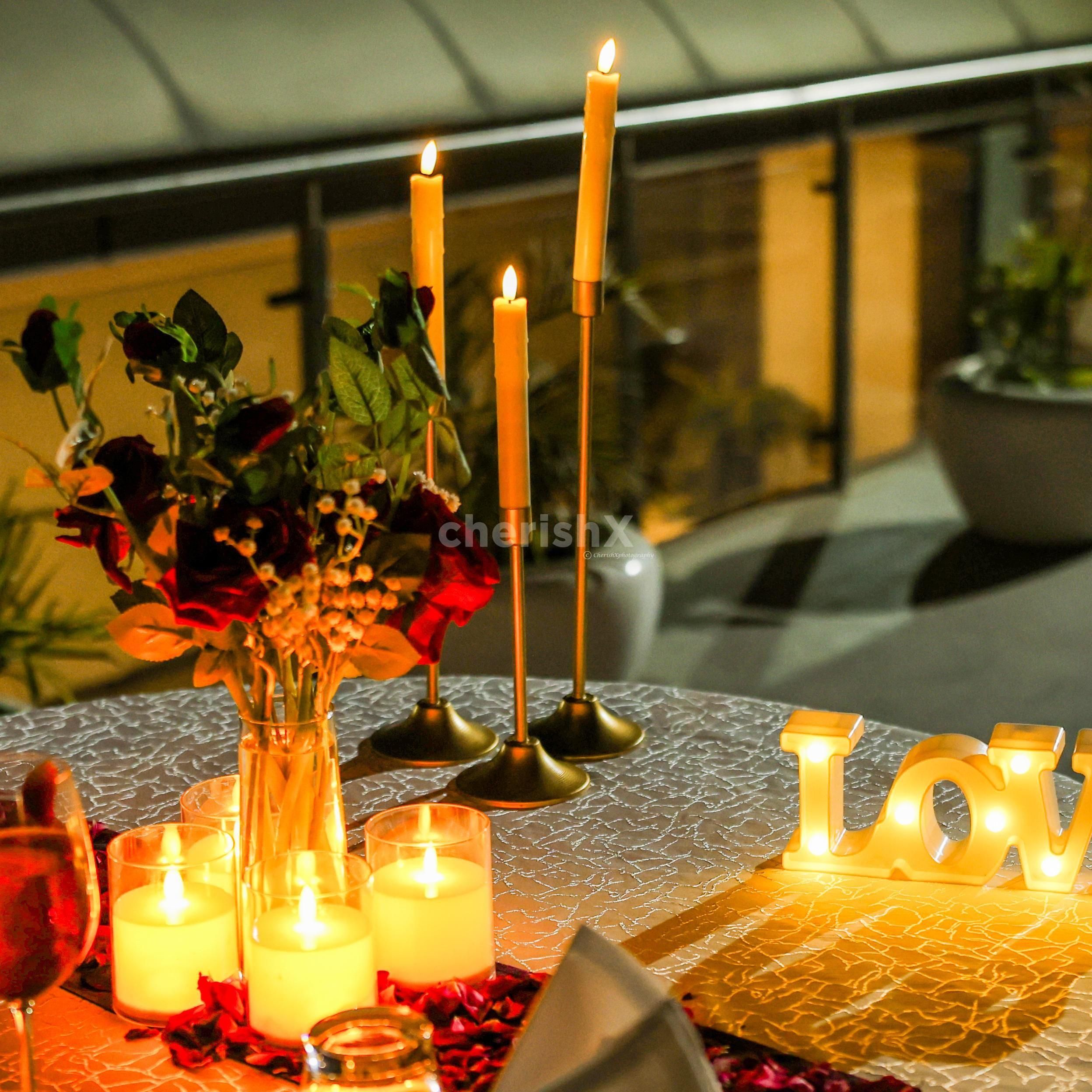 Romantic rooftop dinner at Country Inn by Cherishx