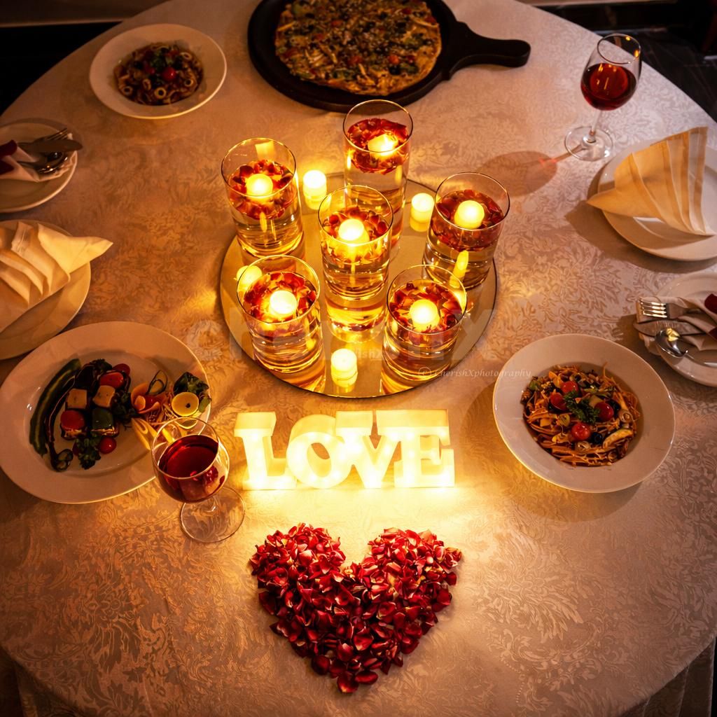 table decor for romantic dining
