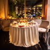 Romantic candlelight dining with premium decoration at atrio