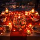 romantic candlelight dining at delhi ncr with beautiful table decor