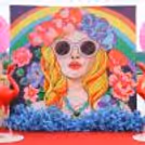 Holi premium artificial theme decor with flowers