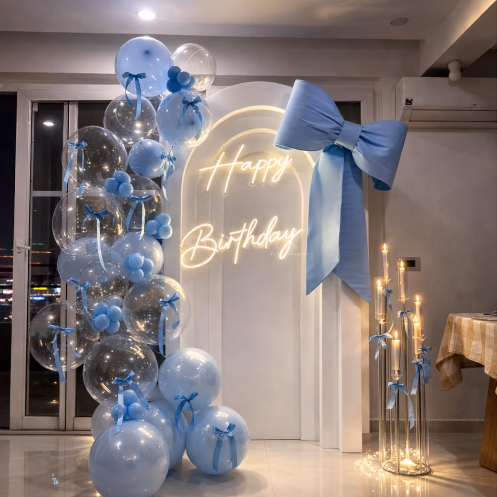 Premium 3D Bow Birthday Decor