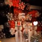 Cozy cinema decoration idea for a romantic date night experience.