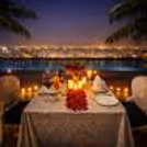 Poolside candlelight dining in Delhi NCR