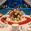 beautiful gazebo for private candlelight dining