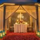 Romantic Table Setup With Lantern Lights And Flower Decoration Soothes Eyes