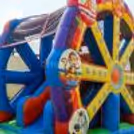 A bouncy play zone is installed for 4 hours duration