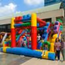Easy to install and highly vibrant, bouncy on a large ground is the center of attraction for kids