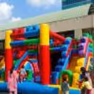 The bouncy setup time is 4 hours. However, extended usage is feasible with prior agreement.