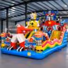 A Large Inflatable Bouncy Is Set Up For 4 Hours Of Playtime Under The Guidance Of A Coordinator