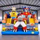 Robot transformer bouncy setup for fun kids activities and events