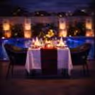 Rooftop Poolside Candlelight Dinner in Bangalore