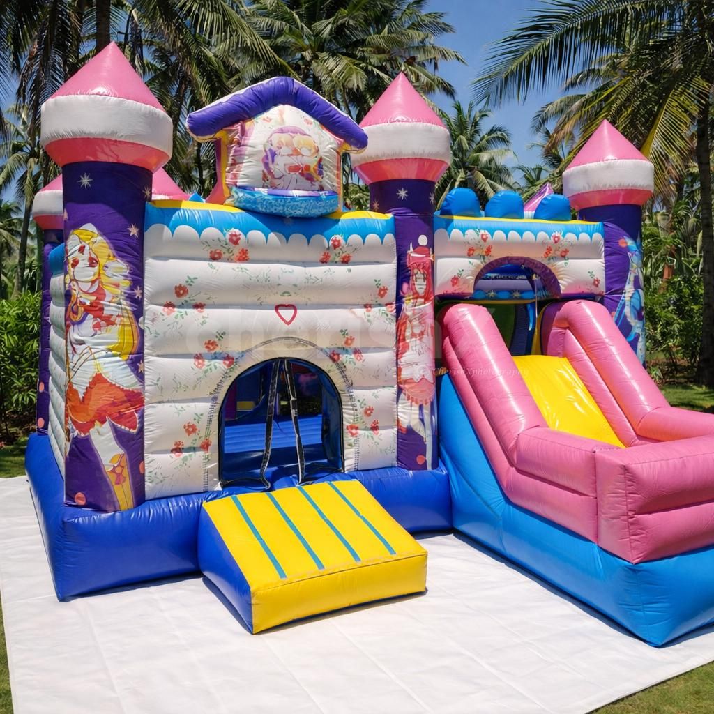 Spacious Bouncy Castle With A Safe Play Area For Children Adds Charm To Celebrations