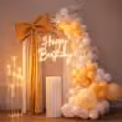 Bubble balloons in the arch feel like floating in the air, creating interactive birthday fun