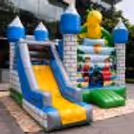 Dragon themed bouncy castle house for kids birthday party