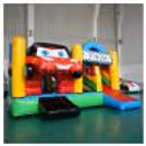 Colorful Car Theme Bouncy Designed For Safe Kids' Play Activity