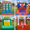 Four-In-One Carnival Combo Setup For A Fun Kids' Birthday Party
