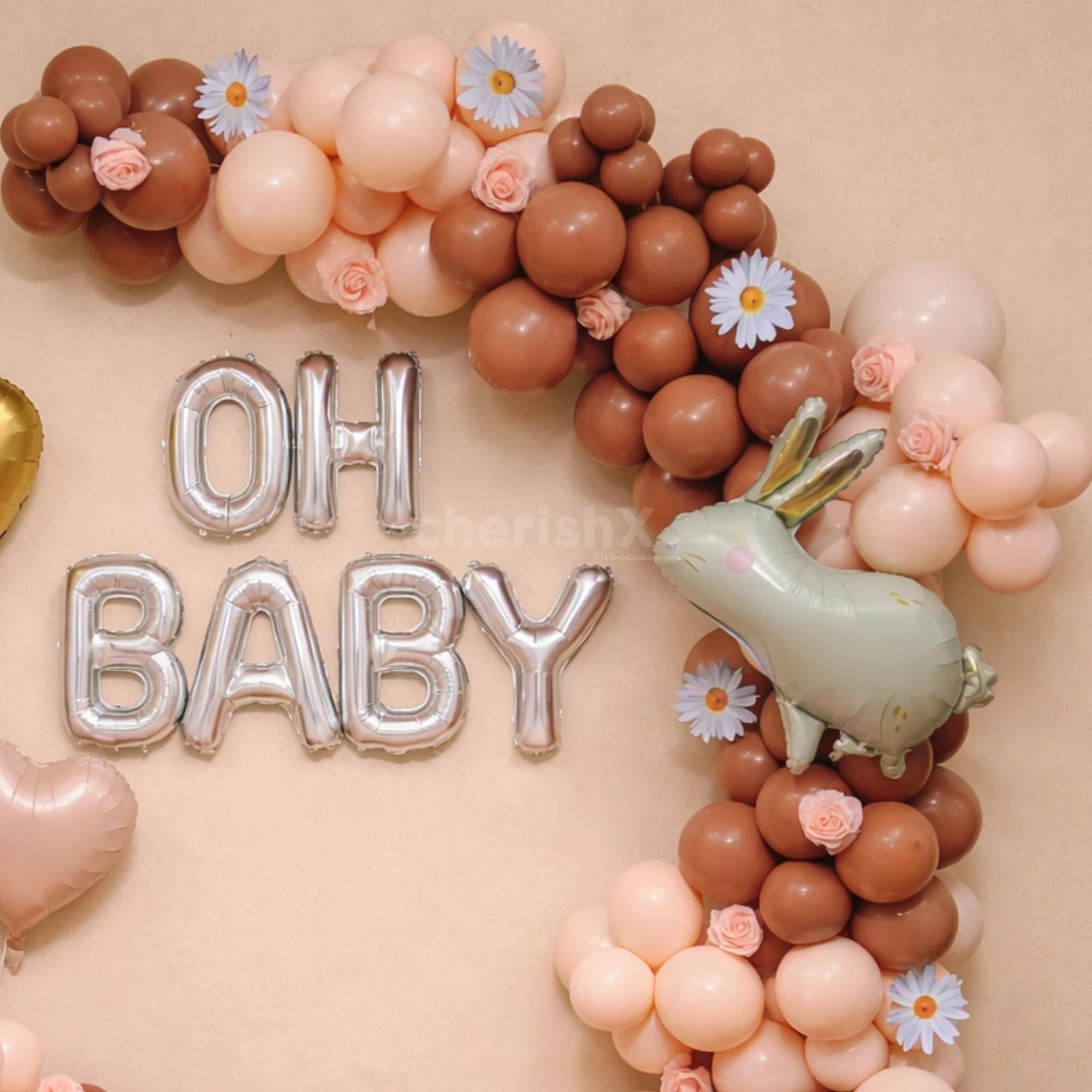 Oh, Baby Foil Balloon Adds Fun And Charm To The Baby Shower Setup