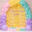 Warm White Pixel Light Twinkle In The Background And Amuse The Onlookers With Glitter