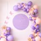 Baby Shower Setup With Teddy, Bow Balloon, And Pastel Arrangement