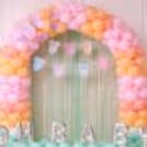 Artificial Pink Roses Add Softness And Elegance To The Setup Of The Baby Shower Celebration