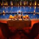 Welcome Sparkling Mocktail Drinks For The Couple At A Candlelight Dinner, Refreshes Both