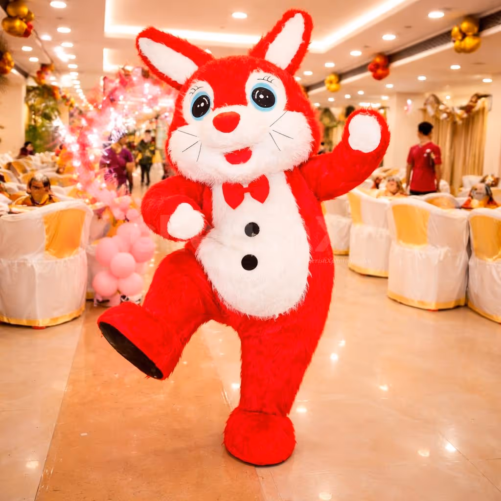 Bunny Rabbits’ Enormous Size And Eye-Catching Red Color Entices Everyone.