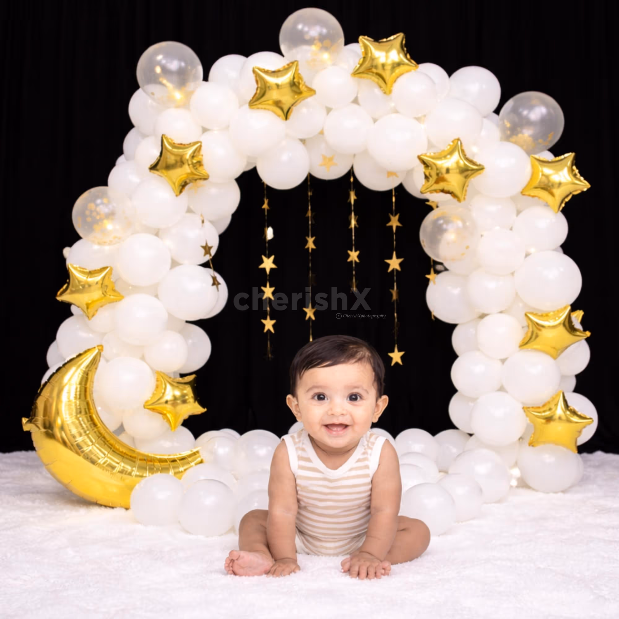 Lovely Half-Birthday Decoration Perfect For Capturing Adorable Baby Photos