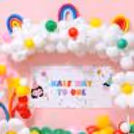 Colourful Rainbow Bt Balloons Add Fun And Charm To The Decorations.