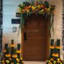 Different Props For The Griha Pravesh Ritual Elevate The Traditional Housewarming Decor.