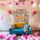 Minimal birthday bash decor for home