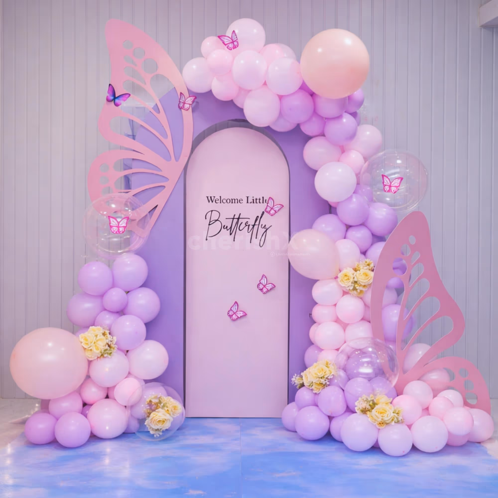 Flutter into a world of whimsy with our exclusive Whimsical Flutter-themed Welcome Baby Decorations