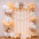 Pastel And Metallic Tones Of Balloons Add The Needed Glamour In The Mother’s Day Decor