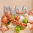 Pastel Balloons Arranged Organically Look Eye-Catching And Heart-Warming