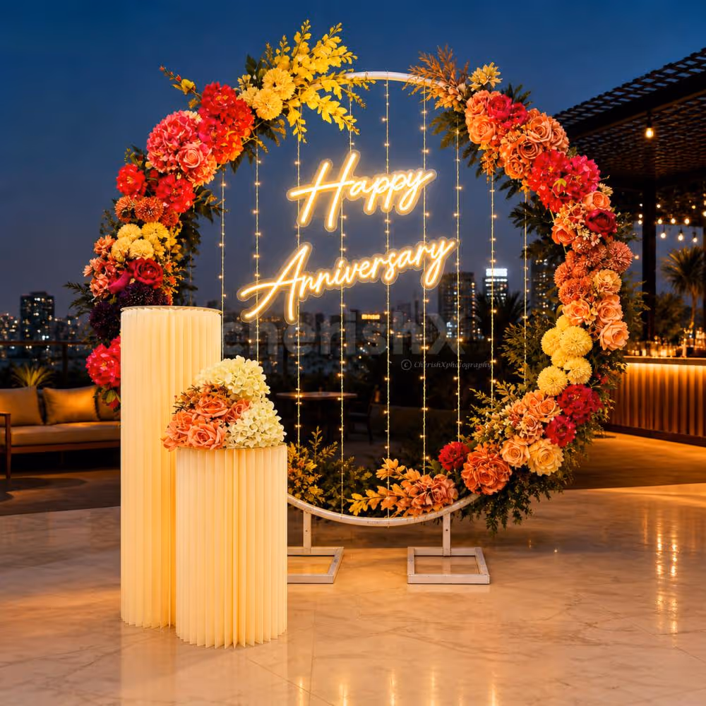 Celebrate your special milestone surrounded by exquisite decor and a captivating ambience.