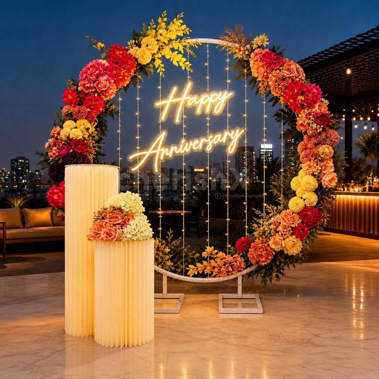 Elevate Your Anniversary Celebration with Floral Ring Decorations ...