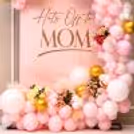 Macron Balloons In The Arch, With A Matte Tone And Texture, Ensure The Decoration Looks Elegant.