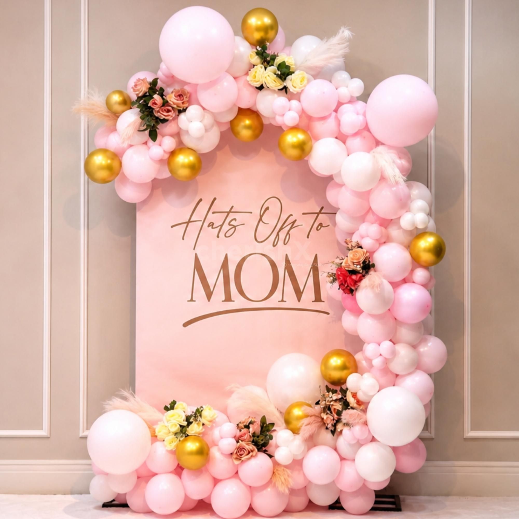 Dual-Tone Delicate Feather Sticks Add Softness To The Decor, Just Like Mom's Care And Affection.