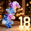 Add some fun and flair to your celebration with this vibrant oceanic oasis ring birthday decor.
