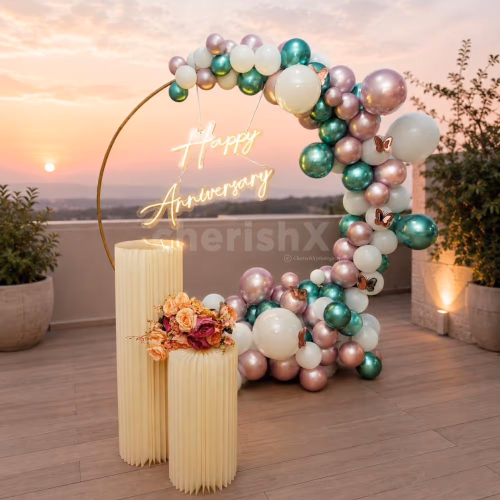 Celebrate your special milestone surrounded by exquisite decor and a captivating ambience.