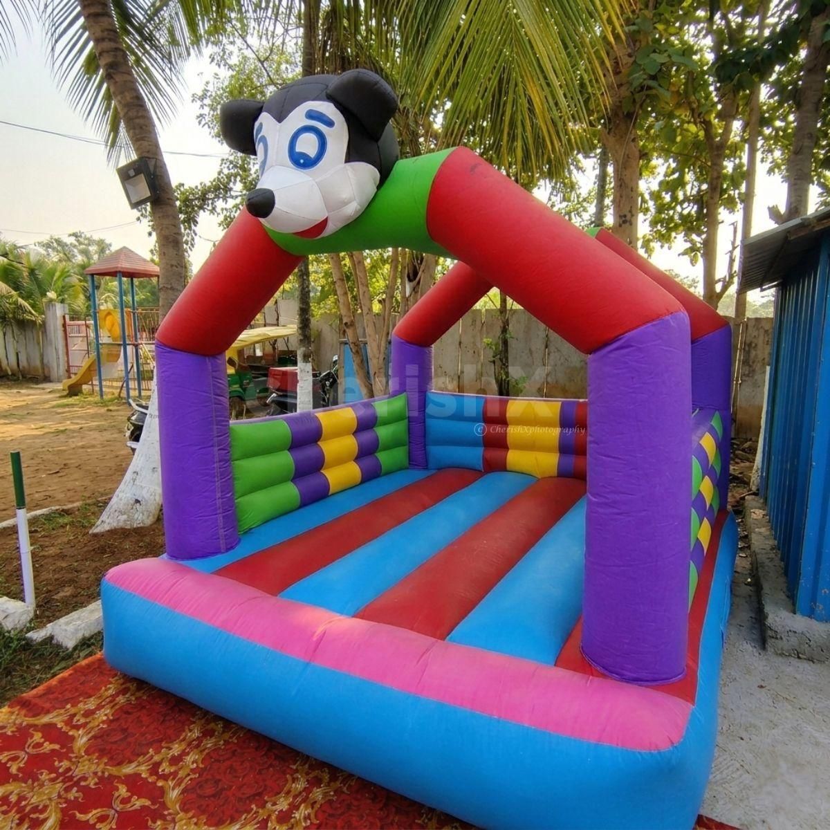 This Inflatable Mickey House Is Available For 3 Hours So That Kids Can Enjoy Active Play With Their Peers.