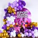Purple Pastel K-Pop Birthday Professional Decoration At The Venue Is An Out-Of-The-World Sight