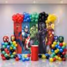 The Avenger Theme Flex On Wathe Ll Creates An Epic Hero-Inspired Vibrant Backdrop At The Venue
