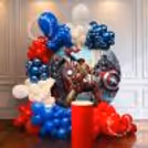 A Ring Stand With Avengers-Printed Flex Is A Perfect Theme For A Powerful Birthday Bash.