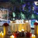 Love LED decorations give a cozy and romantic ambiance to the table.