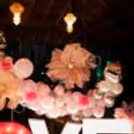 A variety of balloons, like latex, macron, chrome and foil, highlight the glamour with their feel.