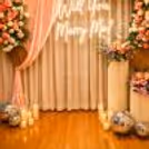 Candler Glasses Of Mixed Sizes On The Floor Make A Gentle Backdrop To The Knee And Propose.