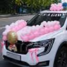 A Baby Girl Foil Balloon Becomes The Focus Of Decor And Adds Character To The Setup.